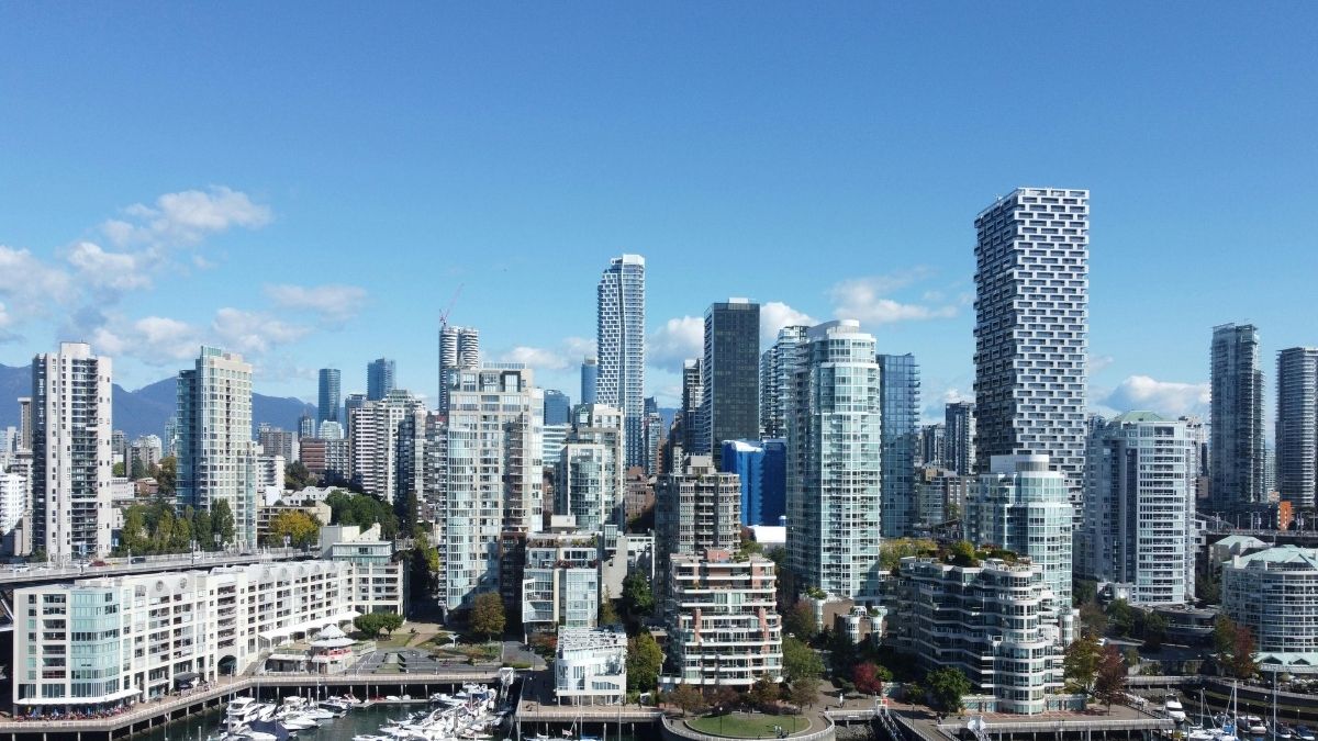 バンクーバーの街並み