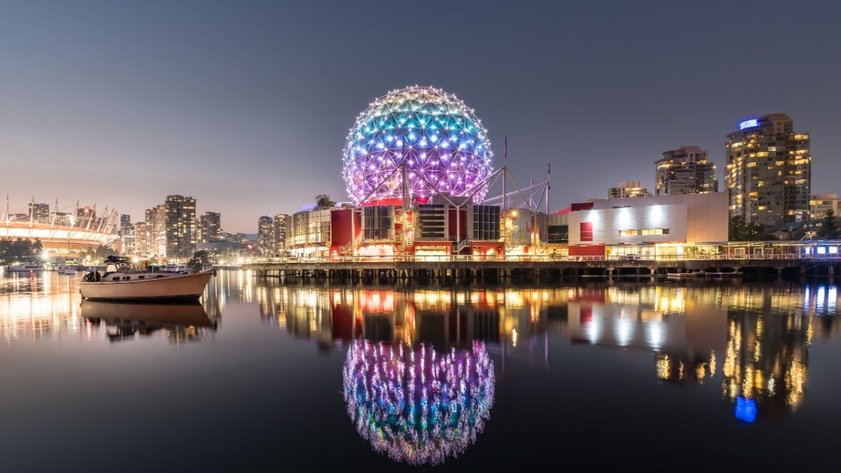 バンクーバーの夜景